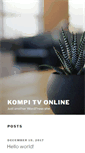 Mobile Screenshot of kompitv.net