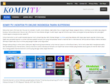 Tablet Screenshot of kompitv.com